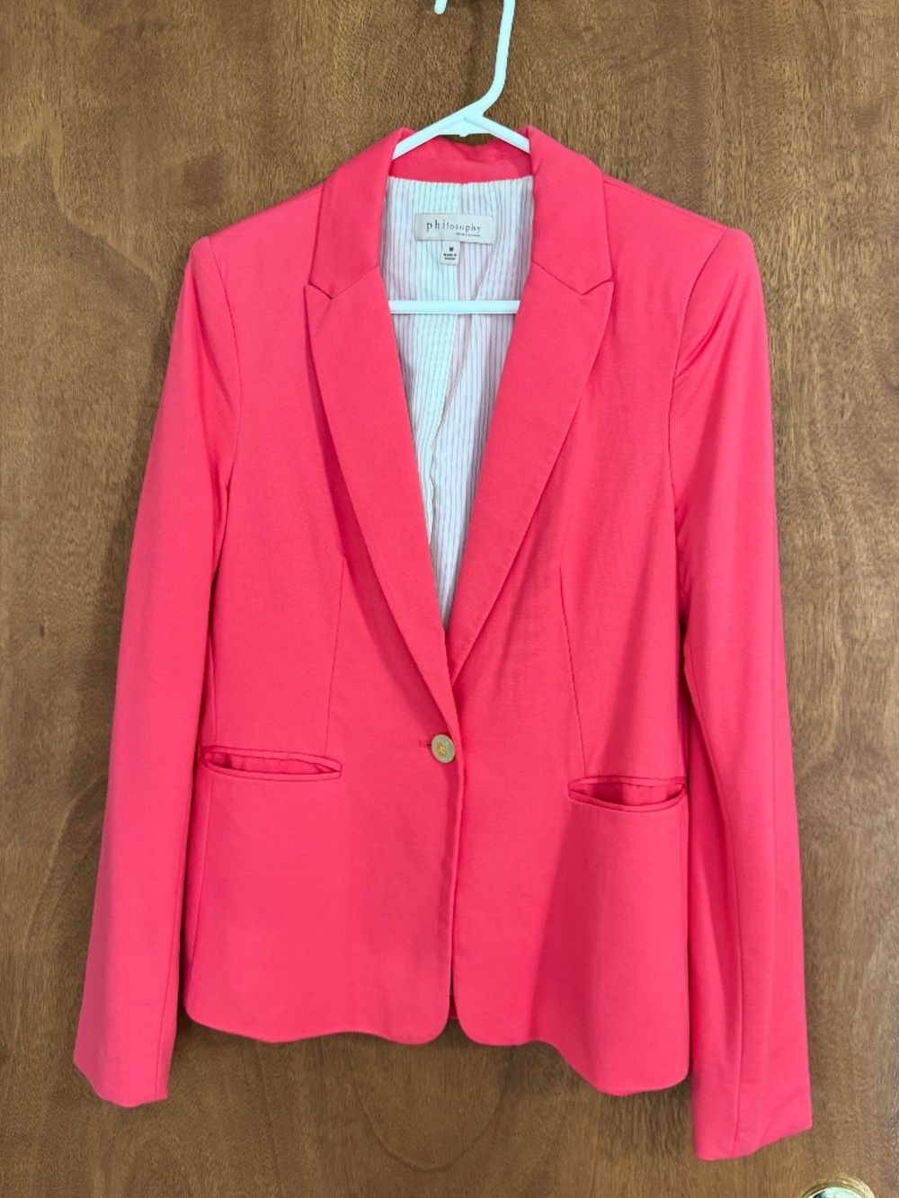 Philosophy Pink Blazer Like New, Never Worn Size Medium